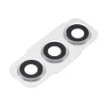 Back Camera Lens With Bezel Ring For Samsung Galaxy S21 FE 5G (White)