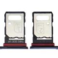 Dual Sim Card Tray For Motorola Moto Edge Plus / Edge 30 Pro (XT2201-1/4) / Edge X30 5G (XT2201 -2/6 /2022) (Black)
