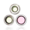 Back Camera Lens With Bracket & Bezel For iPhone 13 Pro / 13 Pro Max (Real Sapphire) (Premium) (Silver)