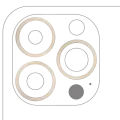 Back Camera Bezel Ring Only For iPhone 13 Pro / 13 Pro Max (Gold) (3 Piece Set)