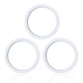 Back Camera Bezel Ring Only For iPhone 13 Pro / 13 Pro Max (Sierra Blue) (3 Piece Set)