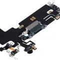 Charging Port Flex Cable For iPhone 13 Pro (Premium) (Alpine Green)