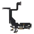 Charging Port Flex Cable For iPhone 13 Pro (Used OEM Pull) (Gold)