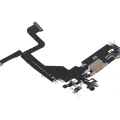 Charging Port Flex Cable For iPhone 13 Pro (Used OEM Pull) (Gold)