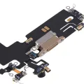 Charging Port Flex Cable For iPhone 13 Pro (Used OEM Pull) (Gold)