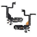 Charging Port Flex Cable For iPhone 13 Pro (Aftermarket Plus) (Graphite)