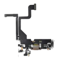 Charging Port Flex Cable For iPhone 13 Pro (Aftermarket Plus) (Gold)