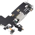 Charging Port Flex Cable For iPhone 13 Pro (Aftermarket Plus) (Silver)