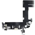 Charging Port Flex Cable For iPhone 13 (Aftermarket Plus) (Starlight)