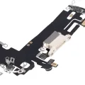 Charging Port Flex Cable For iPhone 13 (Aftermarket Plus) (Starlight)