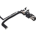 Charging Port Flex Cable For iPhone 13 Pro Max (Aftermarket Plus) (Silver)