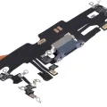 Charging Port Flex Cable For iPhone 13 Pro Max (Aftermarket Plus) (Sierra Blue)