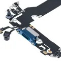 Charging Port Flex Cable For iPhone 13 Mini (Premium) (Blue)