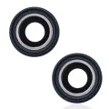 Back Camera Lens With Bracket & Bezel For iPhone 13 / 13 Mini (2 Piece Set) (Real Sapphire) (Premium) (Midnight)