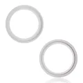 Back Camera Bezel Ring Only For iPhone 13 / 13 Mini (Starlight) (2 Piece Set)