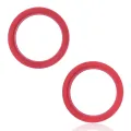 Back Camera Bezel Ring Only For iPhone 13 / 13 Mini (Red) (2 Piece Set)