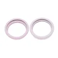 Back Camera Bezel Ring Only For iPhone 13 / 13 Mini (Pink) (2 Piece Set)