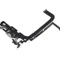 Charging Port Flex Cable For iPhone 13 Pro Max (Used OEM Pull) (Silver)