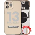 Back Housing W/ Small Parts For iPhone 13 Pro Max (EU / Global Version) (Aftermarket Plus) (Gold)