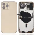 Back Housing W/ Small Parts For iPhone 13 Pro Max (EU / Global Version) (Aftermarket Plus) (Gold)