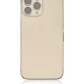 Back Housing W/ Small Parts For iPhone 13 Pro Max (EU / Global Version) (Aftermarket Plus) (Gold)