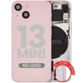 Back Housing W/ Small Parts For iPhone 13 Mini (EU / Global Version) (Aftermarket Plus) (Pink)