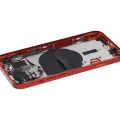 Back Housing W/ Small Parts For iPhone 13 (EU / Global Version) (Aftermarket Plus) (Red)