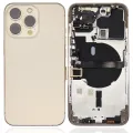 Back Housing W/ Small Parts For iPhone 13 Pro (EU / Global Version) (Aftermarket Plus) (Gold)