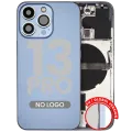 Back Housing W/ Small Parts For iPhone 13 Pro (EU / Global Version) (Aftermarket Plus) (Sierra Blue)
