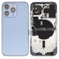 Back Housing W/ Small Parts For iPhone 13 Pro (EU / Global Version) (Aftermarket Plus) (Sierra Blue)