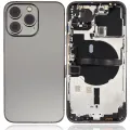 Back Housing W/ Small Parts For iPhone 13 Pro (EU / Global Version) (Aftermarket Plus) (Graphite)