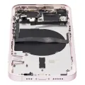 Back Housing W/ Small Parts For iPhone 13 (EU / Global Version) (Aftermarket Plus) (Pink)
