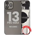 Back Housing W/ Small Parts For iPhone 13 Pro Max (EU / Global Version) (Aftermarket Plus) (Graphite)