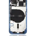 Back Housing W/ Small Parts For iPhone 13 (EU / Global Version) (Aftermarket Plus) (Blue)