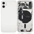 Back Housing W/ Small Parts For iPhone 12 Mini (EU / Global Version) (Aftermarket Plus) (White)