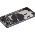 Back Housing W/ Small Parts For iPhone 12 Pro (EU / Global Version) (Aftermarket Plus) (Graphite)
