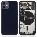 Back Housing W/ Small Parts For iPhone 12 Mini (EU / Global Version) (Aftermarket Plus) (Black)
