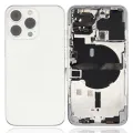 Back Housing W/ Small Parts For iPhone 13 Pro (EU / Global Version) (Aftermarket Plus) (Silver)