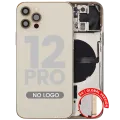 Back Housing W/ Small Parts For iPhone 12 Pro (EU / Global Version) (Aftermarket Plus) (Gold)