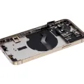 Back Housing W/ Small Parts For iPhone 12 Pro (EU / Global Version) (Aftermarket Plus) (Gold)