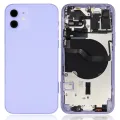 Back Housing W/ Small Parts For iPhone 12 (EU / Global Version) (Aftermarket Plus) (Purple)