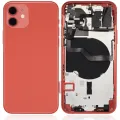 Back Housing W/ Small Parts For iPhone 12 (EU / Global Version) (Aftermarket Plus) (Red)