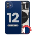 Back Housing W/ Small Parts For iPhone 12 (EU / Global Version) (Aftermarket Plus) (Blue)