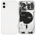 Back Housing W/ Small Parts For iPhone 12 (EU / Global Version) (Aftermarket Plus) (White)