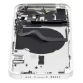 Back Housing W/ Small Parts For iPhone 12 (EU / Global Version) (Aftermarket Plus) (White)