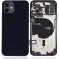 Back Housing W/ Small Parts For iPhone 12 (EU / Global Version) (Aftermarket Plus) (Black)