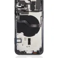 Back Housing W/ Small Parts For iPhone 12 (EU / Global Version) (Aftermarket Plus) (Black)