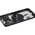 Back Housing W/ Small Parts For iPhone 12 (EU / Global Version) (Aftermarket Plus) (Black)