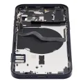 Back Housing W/ Small Parts For iPhone 12 (EU / Global Version) (Aftermarket Plus) (Black)