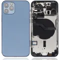 Back Housing W/ Small Parts For iPhone 12 Pro (EU / Global Version) (Aftermarket Plus) (Pacific Blue)